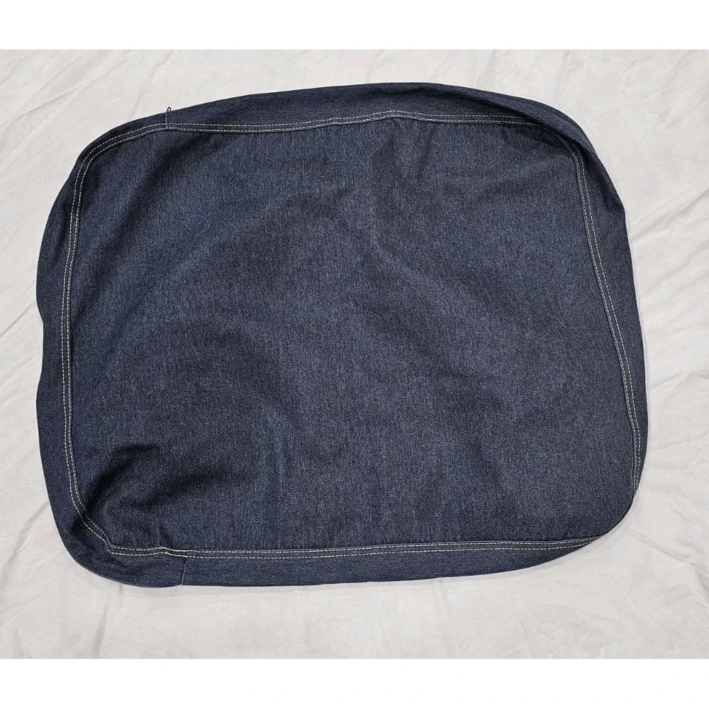 IKEA EKTORP Sofa Cover Jonsboda Blue *5 Pieces* Denim Yellow Stitching Some Fade